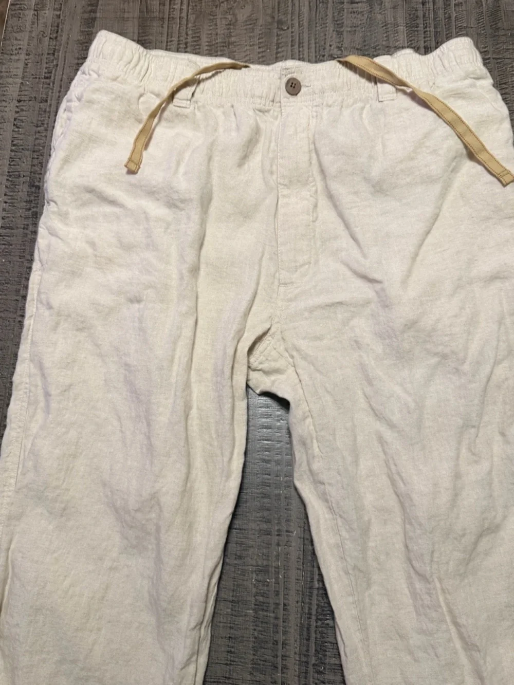 Caribbean Light Beige Men's Casual Sweatpants